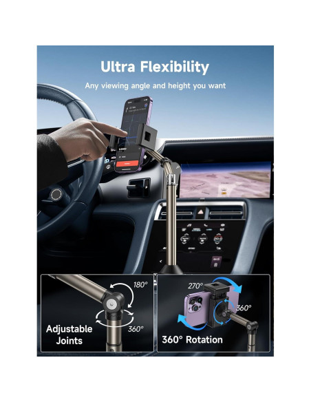 Soporte para teléfono JSAUX SP0210 para portavasos ajustable