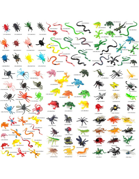 Set de 112 Juguetes de Insectos Realistas YOOHUA