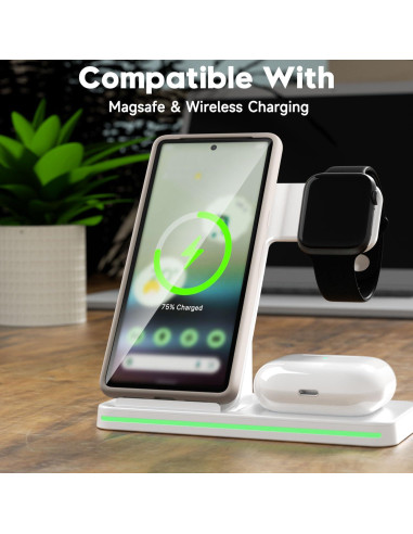 Funda de Teléfono Google Pixel 6A Silicona Ultra Delgado Beige