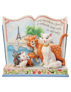 Figurita Enesco Tradiciones Disney Jim Shore Aristogatos 20.32cm