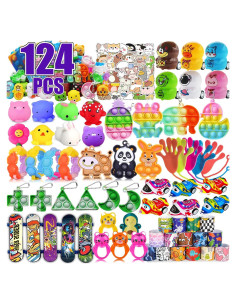 124 Piezas Juguetes Antiestrés Mctuoba para Niños