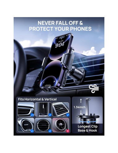 Soporte para Teléfono Guanda 2025 Ajustable 360 Auto