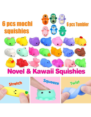 124 Piezas Juguetes Antiestrés Mctuoba para Niños