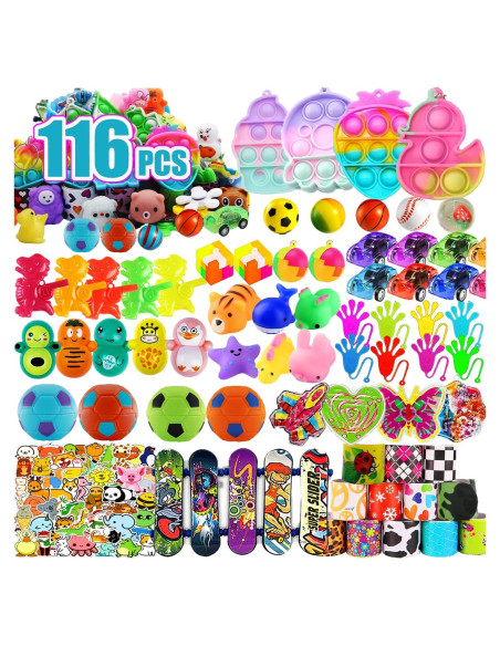 116 Juguetes de Fiesta YOAUSHY para Niños 3 a 8 Años