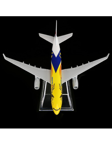 Modelo de avión MH Yellow Tiger 330 15.5 cm de aleación