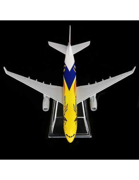 Modelo de avión MH Yellow Tiger 330 15.5 cm de aleación Modelo de avión MH Yellow Tiger 330 15.5 cm de aleación