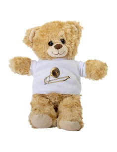 Oso de Peluche SpreadPassion 25.4 cm con Camiseta Blanca