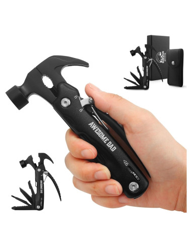 Martillo Multiherramienta SURVIVE HERO 12 en 1 Negro