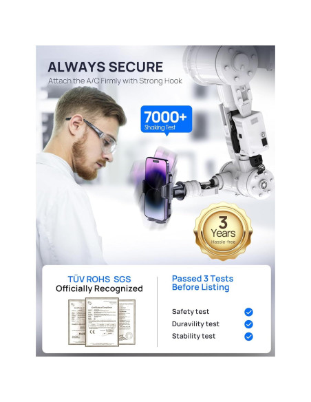 Soporte para Teléfono Guanda 2025 Ajustable 360 Auto