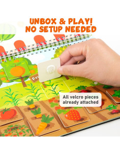 Libro Ocupado Montessori LotFancy 30 Páginas Actividades 3-8 Años 2