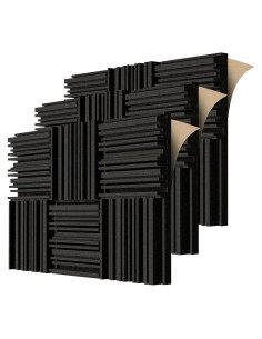 Paneles Acústicos Autoadhesivos TroyStudio 18 Pcs 30x30 cm