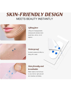 Cinta Elevadora Facial Invisible HIDOVETEC 120 Piezas 2