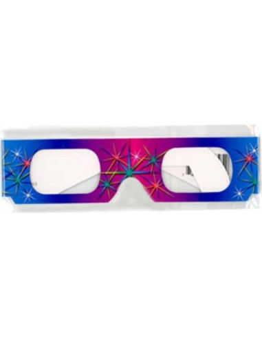 50 Pares Gafas de Difracción Prismática 3D 3Dstereo para Fuegos Artificiales