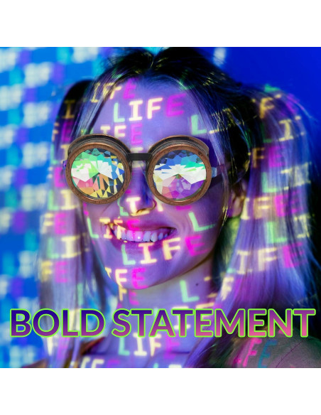 Gafas de Caleidoscopio Steampunk UmbrellaLaboratory Unisex Gafas de Caleidoscopio Steampunk UmbrellaLaboratory Unisex