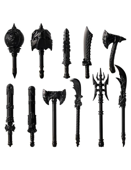 Paquete de Accesorios de Armas Medievales EnuoChbuild - 11 Piezas