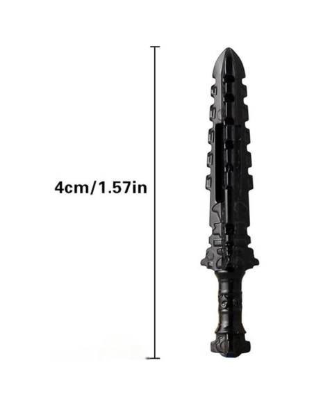 Paquete de Accesorios de Armas Medievales EnuoChbuild - 11 Piezas