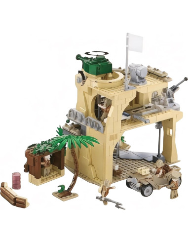 Conjunto de Construcción Militar General Jim Iwo Jima - 1,124 Piezas