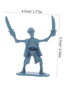 Set de Disfraces de Pirata Garneck 43 Piezas para Niños 2