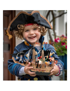 Juego de Barco Pirata Mozlly con Luces y Sonido 29.2 cm 2