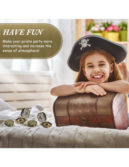 12 Piezas Juguetes Brújula Pirata Gejoy para Fiesta Infantil 12 Piezas Juguetes Brújula Pirata Gejoy para Fiesta Infantil