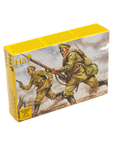Kit de Figuras de Infantería Rusa WWI HT 1:72 48 Piezas
