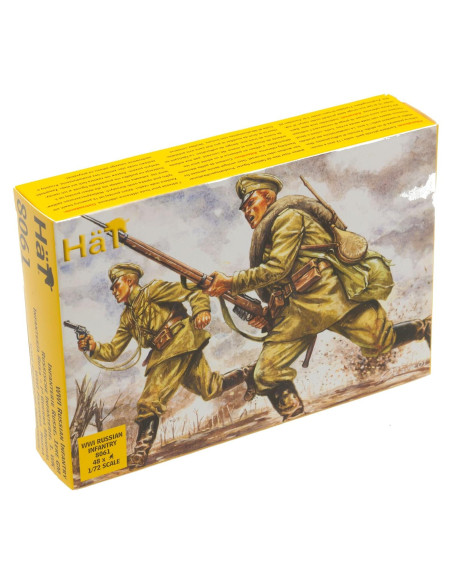 Kit de Figuras de Infantería Rusa WWI HT 1:72 48 Piezas