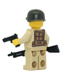 Soldado BAR Americano WWII Modern Brick Warfare 9g 2