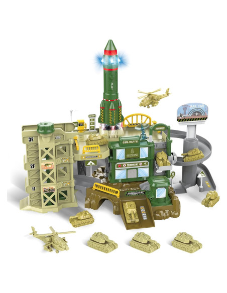 Conjunto de Juguetes Militares deAO con Luz y Sonido 1.11 kg Conjunto de Juguetes Militares deAO con Luz y Sonido 1.11 kg