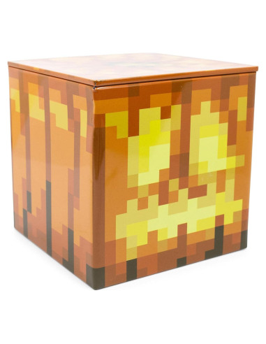 Caja de Almacenamiento Minecraft Jack O'Lantern 10.16 cm Metal