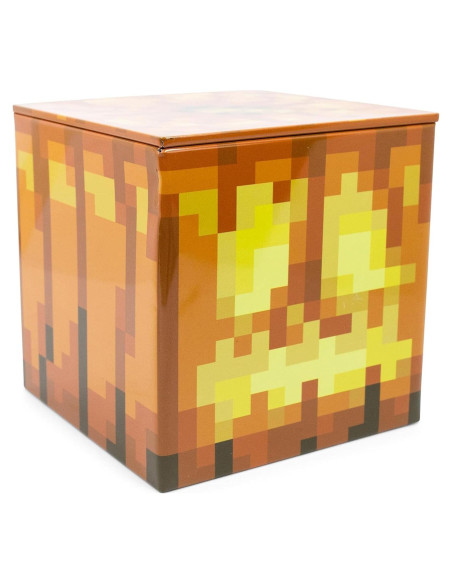 Caja de Almacenamiento Minecraft Jack O'Lantern 10.16 cm Metal