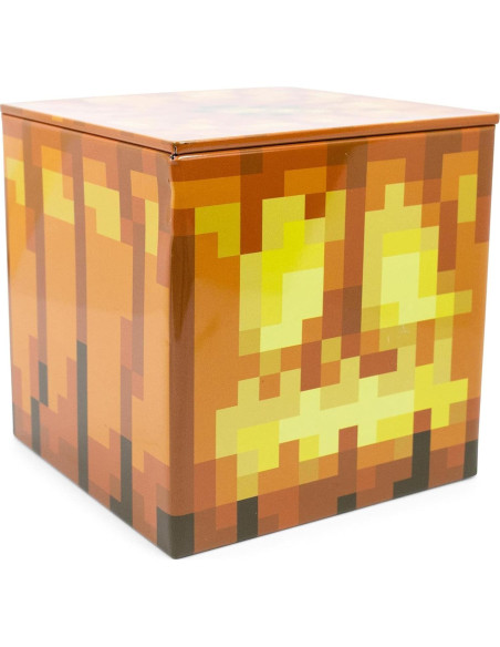 Caja de Almacenamiento Minecraft Jack O'Lantern 10.16 cm Metal