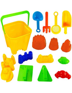 Kit de Construcción de Castillos de Arena 15 Piezas Liberty Imports 2