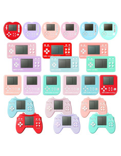 24 Llaveros de Videojuegos Arcade SSRMX para Niños y Niñas