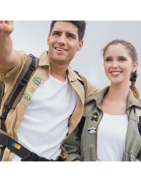 15 Pines de Esmalte Aventura al Aire Libre Hanaive - Decoración