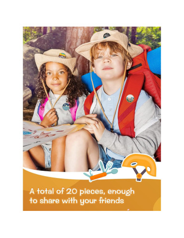 BBTO 20 Pines de Esmalte Vintage para Mochilas - Set Aesthetic