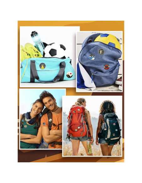 BBTO 20 Pines de Esmalte Vintage para Mochilas - Set Aesthetic