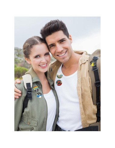 BBTO 20 Pines de Esmalte Vintage para Mochilas - Set Aesthetic