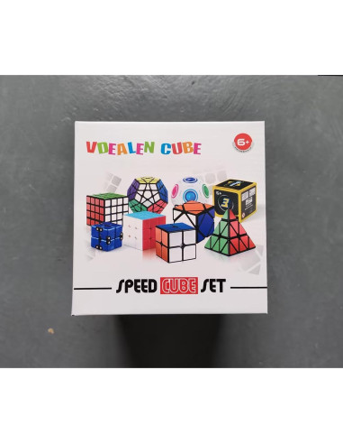 Conjunto de Cubos de Velocidad Vdealen - 9 Piezas para Niños y Adultos