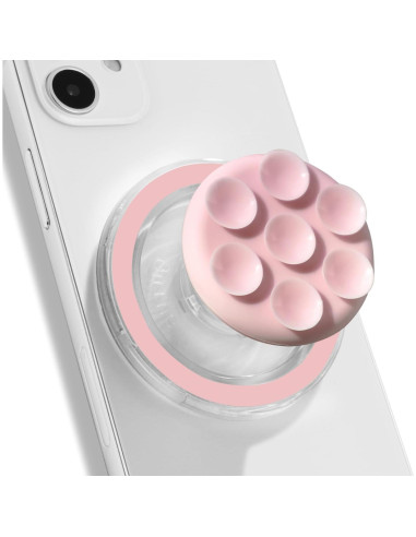 Soporte de Teléfono Magnético On The Grip Rosa - Manos Libres