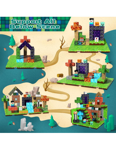 150 Bloques Magnéticos GraceDuck - Juguete Educativo STEM 0.98kg