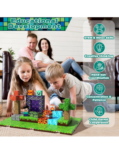 150 Bloques Magnéticos GraceDuck - Juguete Educativo STEM 0.98kg