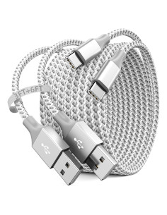 Cable USB A a USB C SwaggWood 2Pack 0.91m y 1.83m Carga Rápida