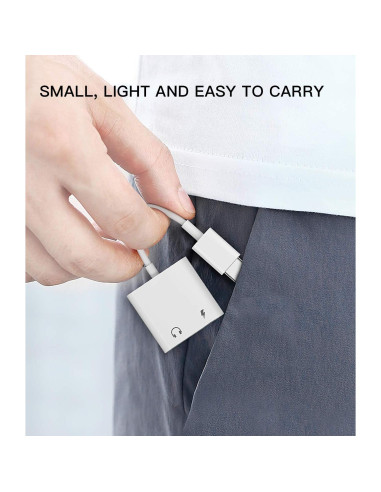 Adaptador Doble Lightning HOYULLI 2 en 1 para iPhone/iPad