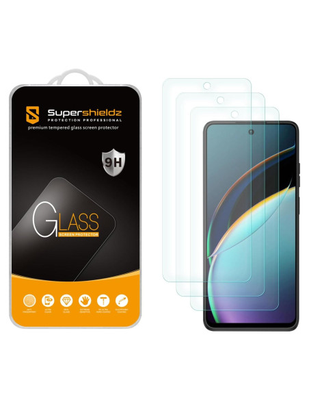 Protector de Pantalla Vidrio Templado Supershieldz para Moto G 5G 2024 - 3 Unidades Protector de Pantalla Vidrio Templado Supershieldz para Moto G 5G 2024 - 3 Unidades