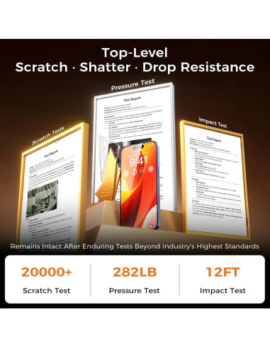 Protector de Pantalla Zeniss 9H+ para iPhone 16 Plus - 2 Pzs