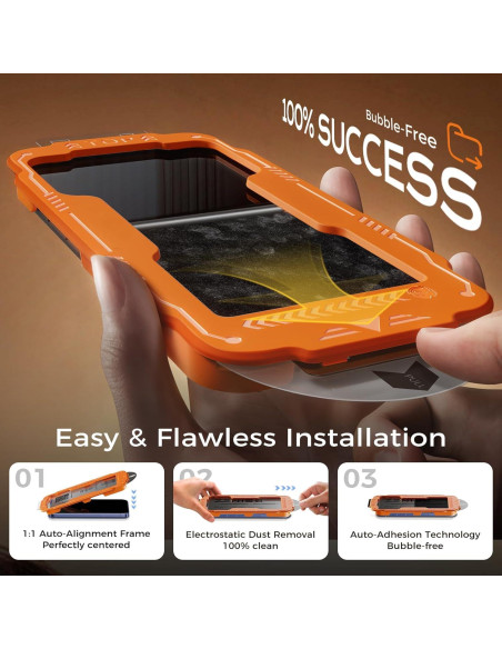 Protector de Pantalla Zeniss 9H+ para iPhone 16 Plus - 2 Pzs