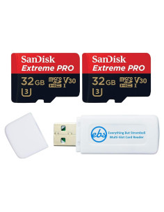 Paquete de 2 Tarjetas MicroSD SanDisk Extreme Pro 32GB UHS-1