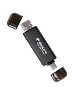 SSD Externo Transcend 512GB USB 3.2, 1050MB/s, Doble USB-C/A