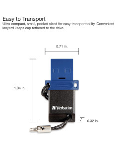 Verbatim 32GB Store 'n' Go Dual OTG USB 3.2 Flash Drive 2