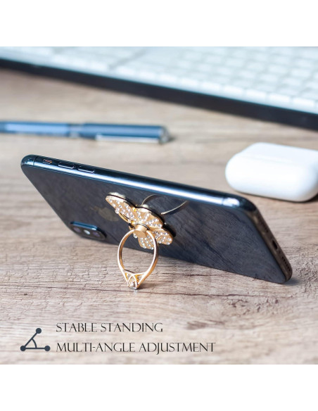 Soporte de Anillo para Teléfono Brillante Wansurs - 2 Paquetes Soporte de Anillo para Teléfono Brillante Wansurs - 2 Paquetes